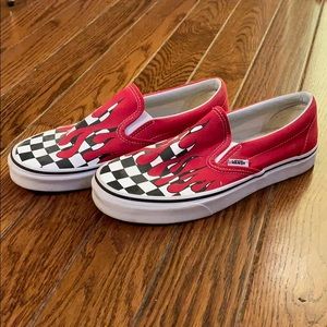 checkered blood vans